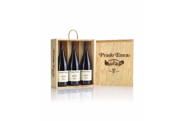 PRADO ENEA Gran Reserva 2015 estuche madera 3 botellas