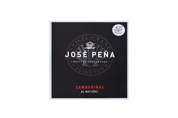 ZAMBURIÑAS JOSÉ PEÑA Al natural lata 120 gr PREMIUM